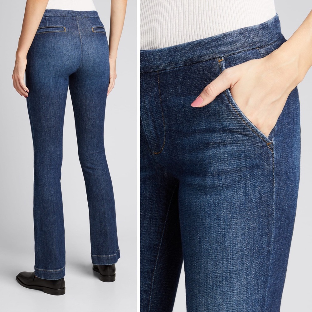 Frame Denim Dark Blue Flare Jeans - Picture 3 of 16
